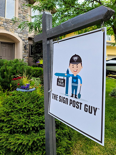 Custom Real Estate Sign Installations Kelowna